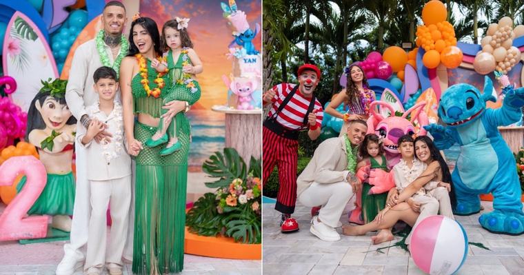 ¡Con Lilo & Stitch! Así fue la espectacular fiesta de cumpleaños de los hijos de Bebeshito y Rachel Arderi